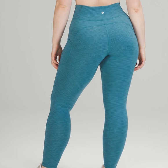 Lululemon Invigorate High-Rise Tight 28" in Heathered Capture Blue - 10 - Picture 2 of 6